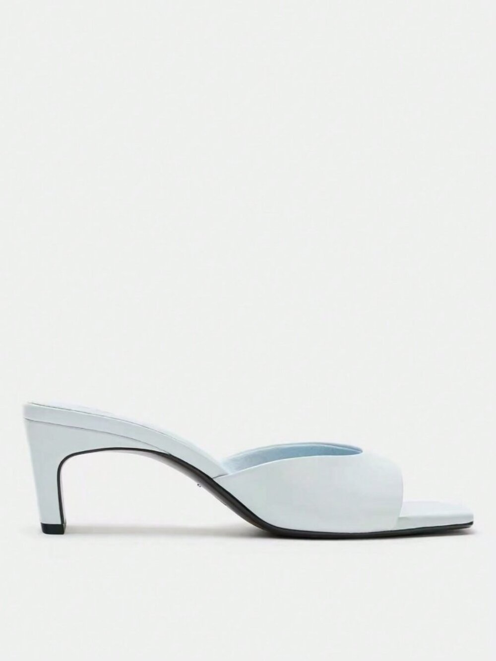 Baby Blue Basics Women's Mule High Heel - Picture 3 of 4